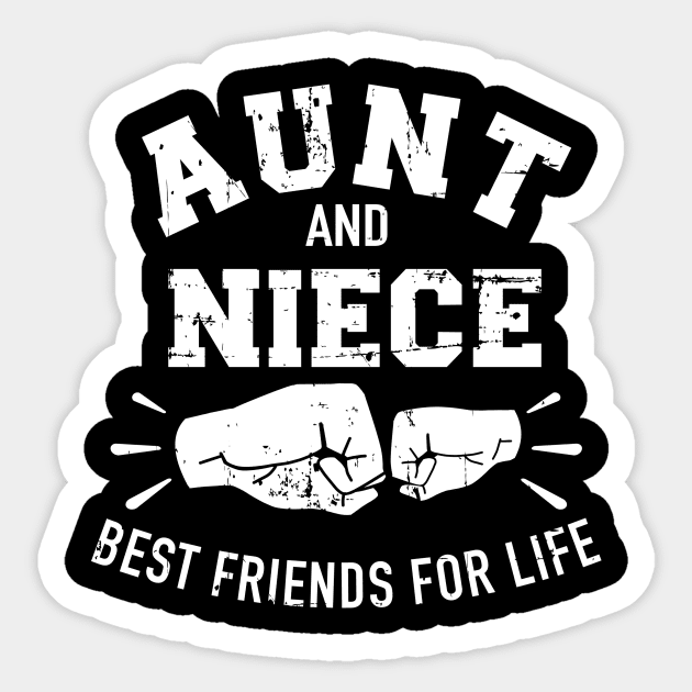 Aunt and niece friends for life Sticker by Designzz